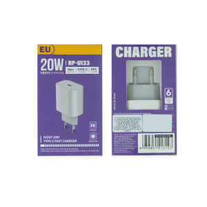 Alimentatore da parete con porta USB-C 20w
